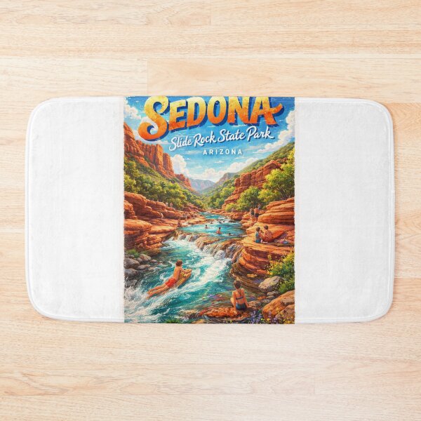 Item preview, Sedona Slide Rock Adventure – Red Cliffs, Clear Pools, and Canyon Views in Coconino County, Arizona designed and sold by StampMyPassport.