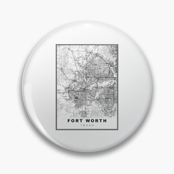 Item preview, Fort Worth Map designed and sold by Tamas Das.