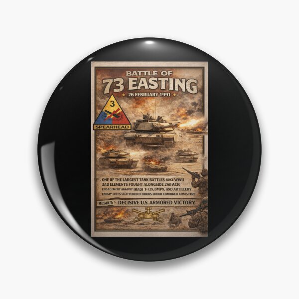 Item preview, Battle of 73 Easting - 3rd Armored Division designed and sold by Military Insignia Products.
