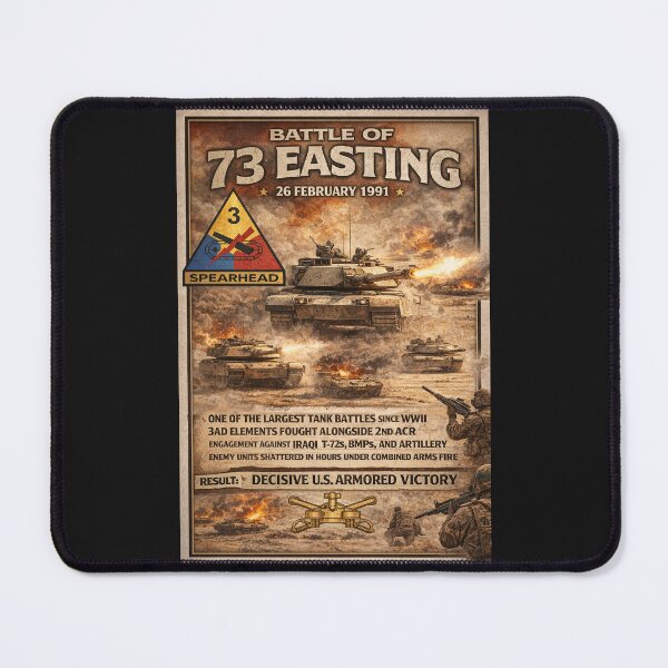 Item preview, Battle of 73 Easting - 3rd Armored Division designed and sold by Military Insignia Products.