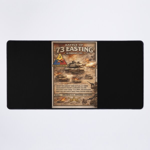 Item preview, Battle of 73 Easting - 3rd Armored Division designed and sold by Military Insignia Products.