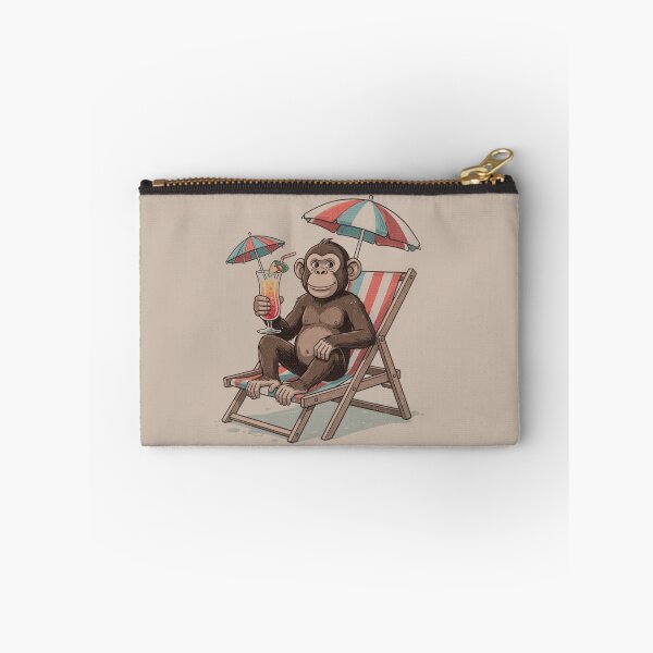 Item preview, Monkey Drink — Chill Vacation Monkey Illustration designed and sold by WearContext.