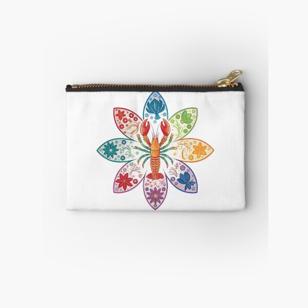 Item preview, Rainbow Lobster Sea Flower | Colorful Crustacean & Cephalopod Art designed and sold by Fabrifrank.