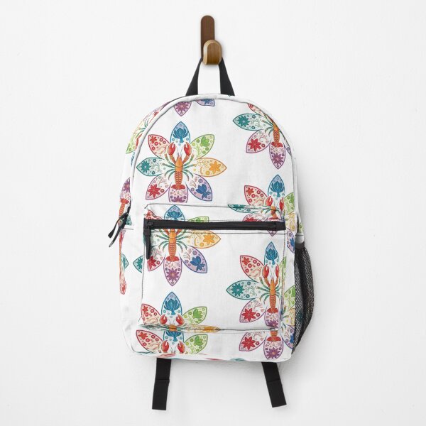 Item preview, Rainbow Lobster Sea Flower | Colorful Crustacean & Cephalopod Art designed and sold by Fabrifrank.