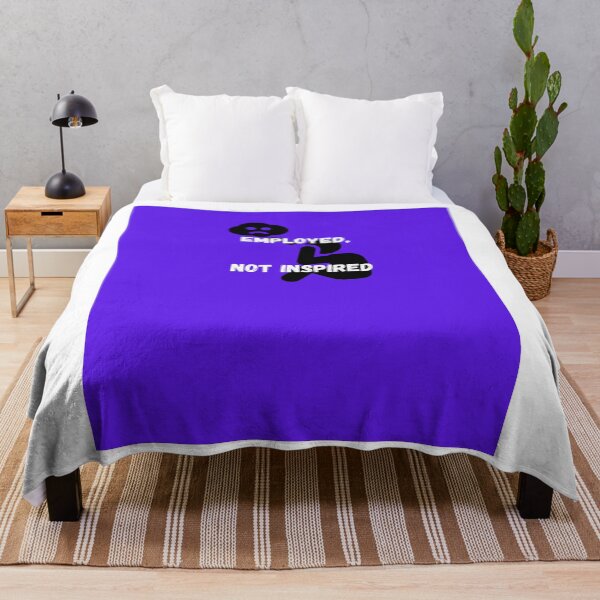 Item preview, Employed, Not Inspired – Corporate Work Culture Quote Design designed and sold by NeonPetal.
