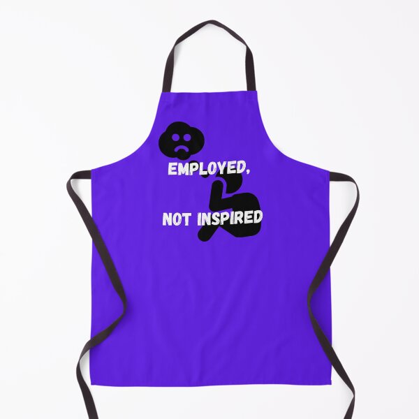 Item preview, Employed, Not Inspired – Corporate Work Culture Quote Design designed and sold by NeonPetal.