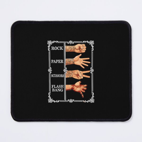 Item preview, Rock Paper Scissors Flashbang Gamer Meme Vintage designed and sold by najaks.