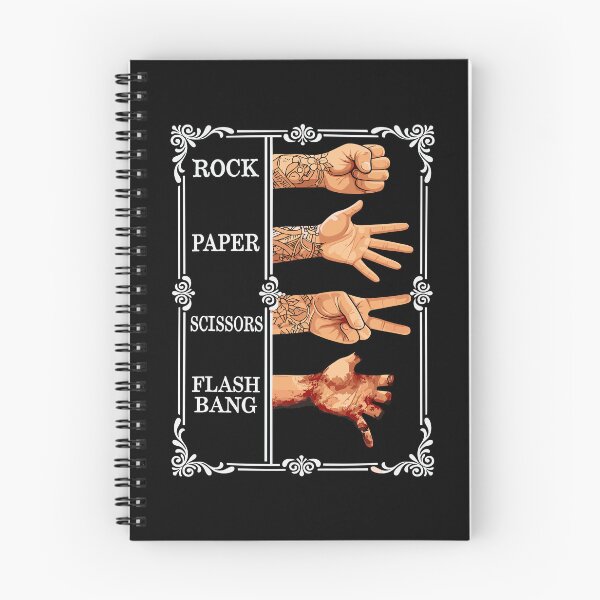 Item preview, Rock Paper Scissors Flashbang Gamer Meme Vintage designed and sold by najaks.