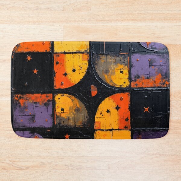 Item preview, galactic mosaic space themed colorful geometric abstract design designed and sold by SmashingDeals.