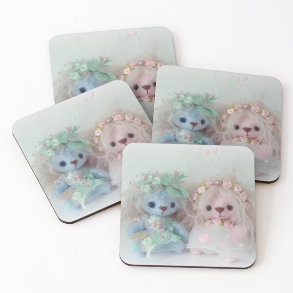 Item preview, Fairy bears from Teddy Bear Orphans - 'Cyan and Rosaline'  designed and sold by Teddy Bear Orphans .