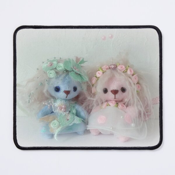 Item preview, Fairy bears from Teddy Bear Orphans - 'Cyan and Rosaline' designed and sold by Teddy Bear Orphans .