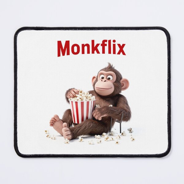 Item preview, Monkflix — Funny Monkey Streaming Parody Design designed and sold by WearContext.