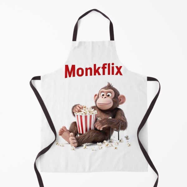 Item preview, Monkflix — Funny Monkey Streaming Parody Design designed and sold by WearContext.