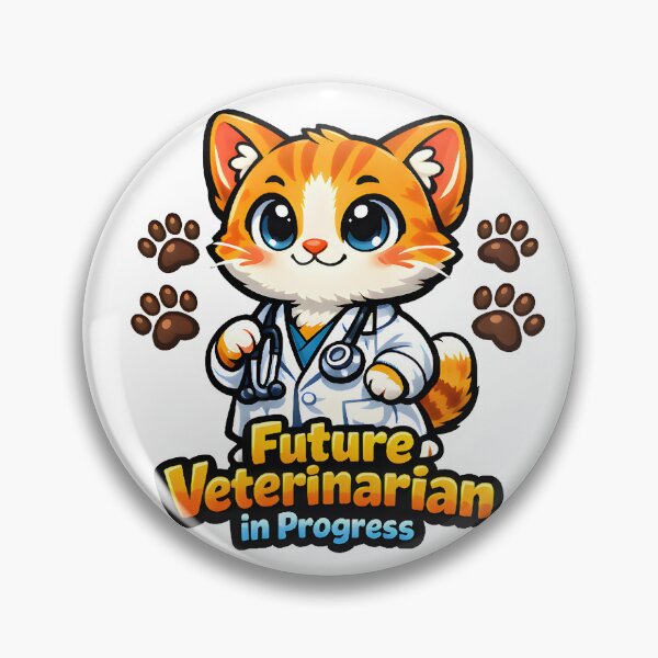 Item preview, Future Veterinarian in Progress – Cute Cat Vet Student Design designed and sold by Bettybee00.