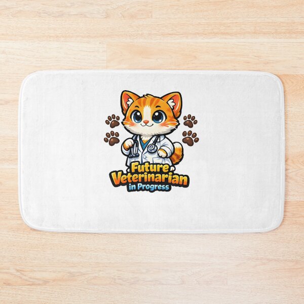 Item preview, Future Veterinarian in Progress – Cute Cat Vet Student Design designed and sold by Bettybee00.