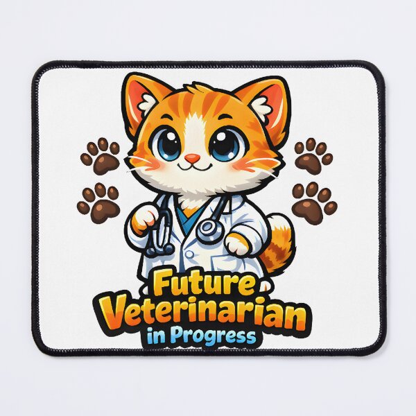 Item preview, Future Veterinarian in Progress – Cute Cat Vet Student Design designed and sold by Bettybee00.