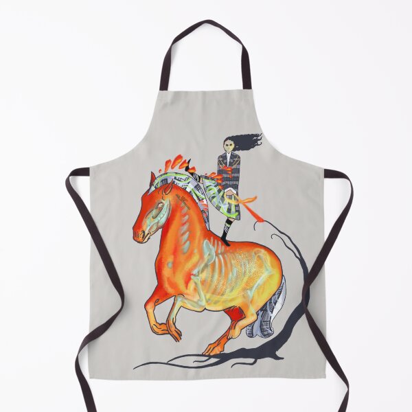 Item preview, Fire Horse 2026, hand drawn picture designed and sold by AK-Hevonen.