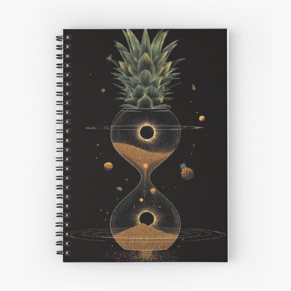 Item preview, Cosmic Pineapple Hourglass – Surreal Time & Space Art designed and sold by ZChrome.