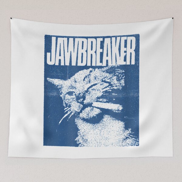 Aperçu de l'œuvre Groupe de musique vintage Jawbreaker Funny Cat des années 90 créée et vendue par MargauxTessier.