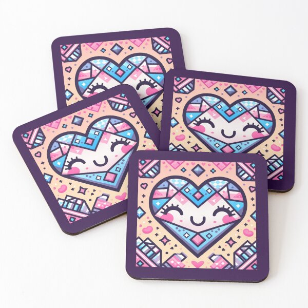 Item preview, Sweet Symmetry Hearts designed and sold by manifestingmaam.