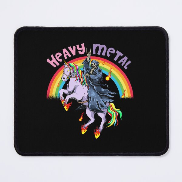 Item preview, Heavy Metal Rainbow Unicorn Cartoon designed and sold by Ghost141.