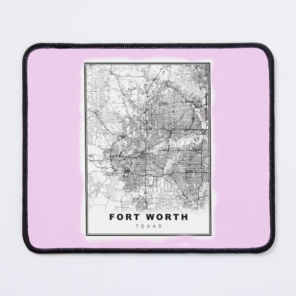 Item preview, Minimalist Fort Worth Map designed and sold by Tamas Das.