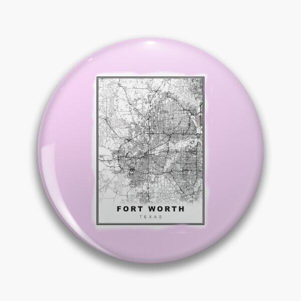 Item preview, Minimalist Fort Worth Map designed and sold by Tamas Das.