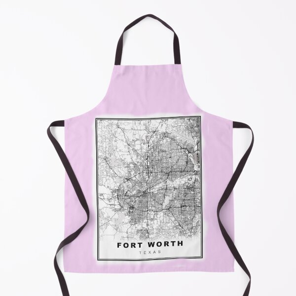 Item preview, Minimalist Fort Worth Map designed and sold by Tamas Das.