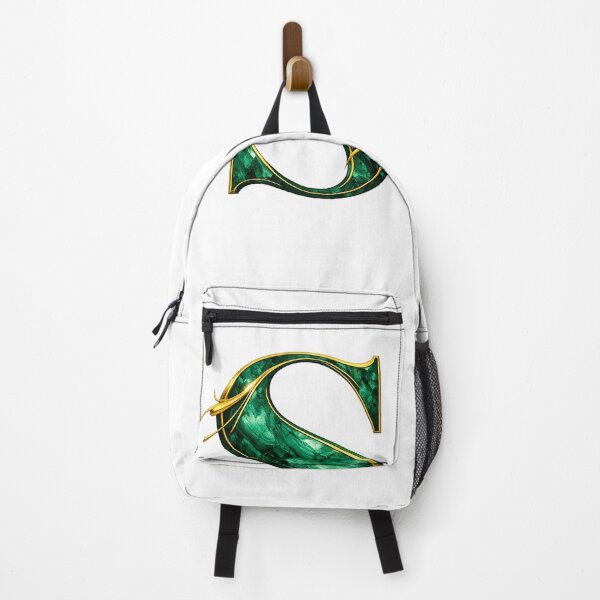 Item preview, Emerald Malachite Letter S with Gold Accents designed and sold by avinigav.