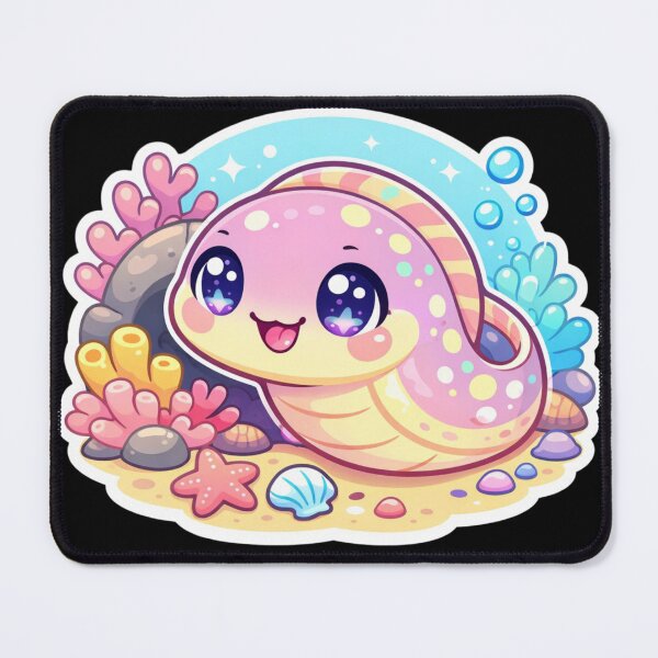 Item preview, Kawaii Moray Eel - marine life designed and sold by DamioPolArt.