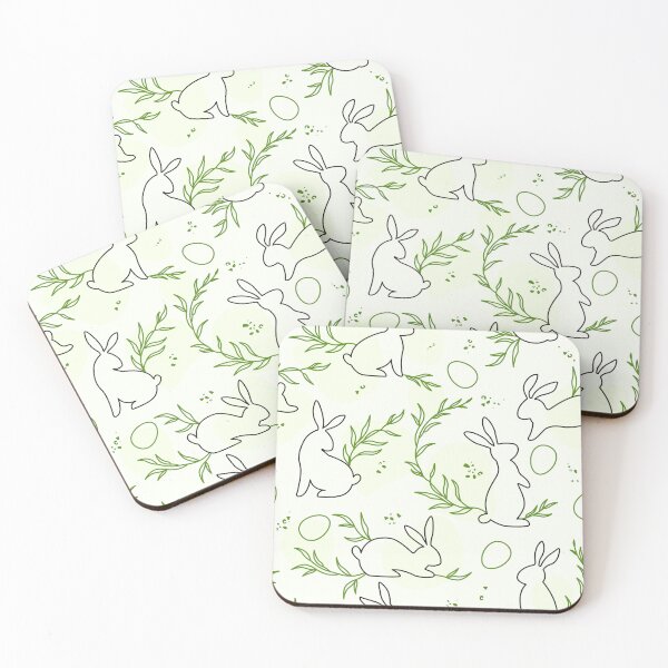 Item preview, Happy Easter, Rabbits, Eggs, Spring Plants designed and sold by CHERRY--SHOP.