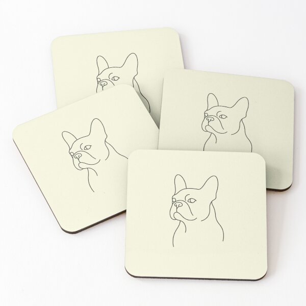 Item preview, French Bulldog Sticker - Minimalist Frenchie Gift for Dog Moms designed and sold by tineldesign.