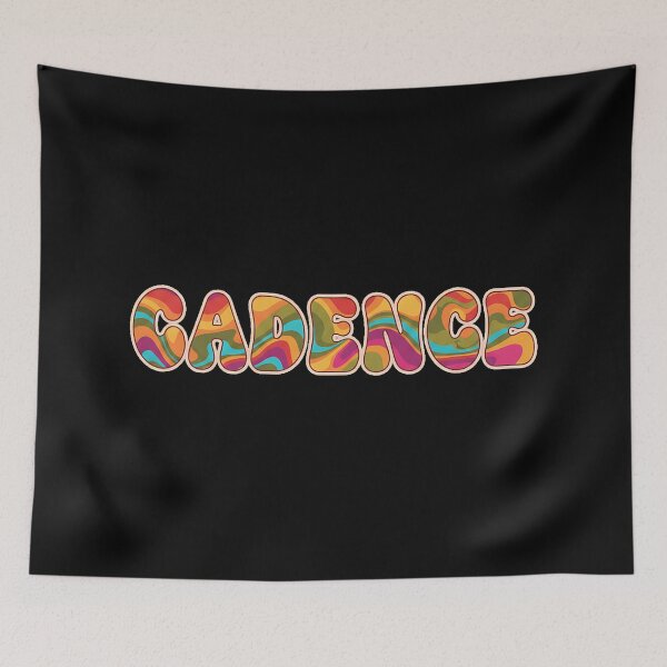 Item preview, ❤️ Cadence Personalized Name Wavy Retro Shirt, Coffee Mug, Sticker Gift designed and sold by HelixPedia.