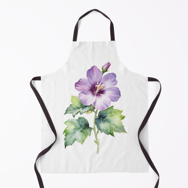 Item preview,  Lilac Malva Flower Watercolor Botanical Wall Art designed and sold by sana designer.