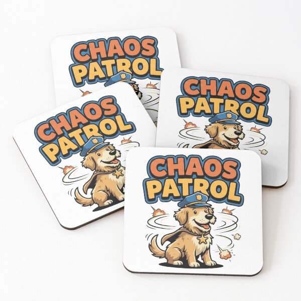 Item preview, Chaos Patrol Funny Dog Shirt | Absurd Cute Humor designed and sold by MotivaChic.