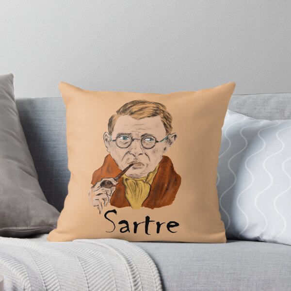 Item preview, Jean-Paul Sartre Portrait designed and sold by FULLER FACTORY.