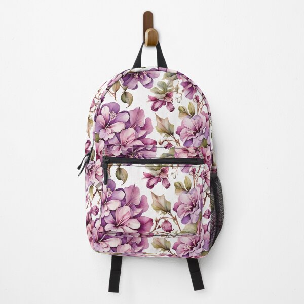 Item preview, Lilac Malva Flower Watercolor Seamless Pattern for Home Decor designed and sold by sana designer.