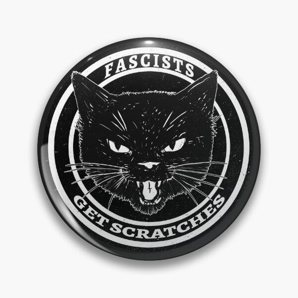 Item preview, Fascists Get Scratches Cat Logo designed and sold by lauragraves.