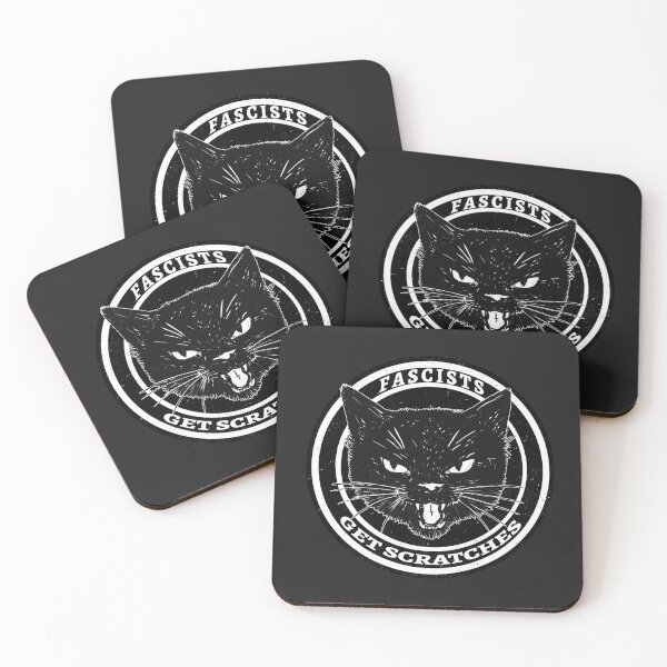 Item preview, Fascists Get Scratches Cat Logo designed and sold by lauragraves.