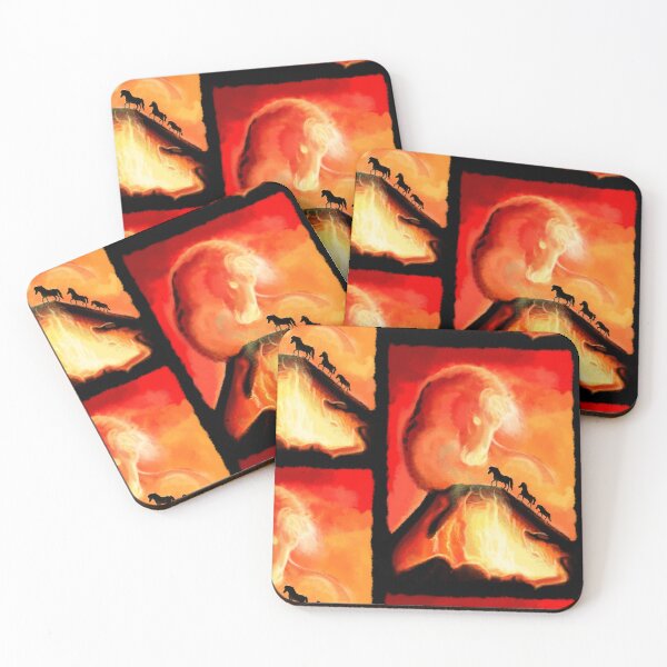 Item preview, Fire Horse 2, hand painted picture designed and sold by AK-Hevonen.