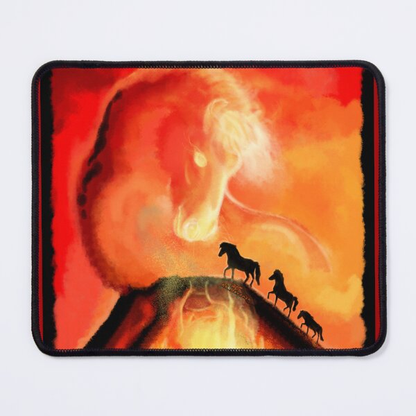 Item preview, Fire Horse 2, hand painted picture designed and sold by AK-Hevonen.