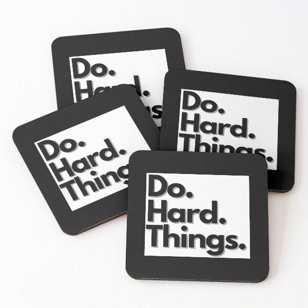 Item preview, Do Hard Things Motivational Quote designed and sold by imvgjodtquw7.