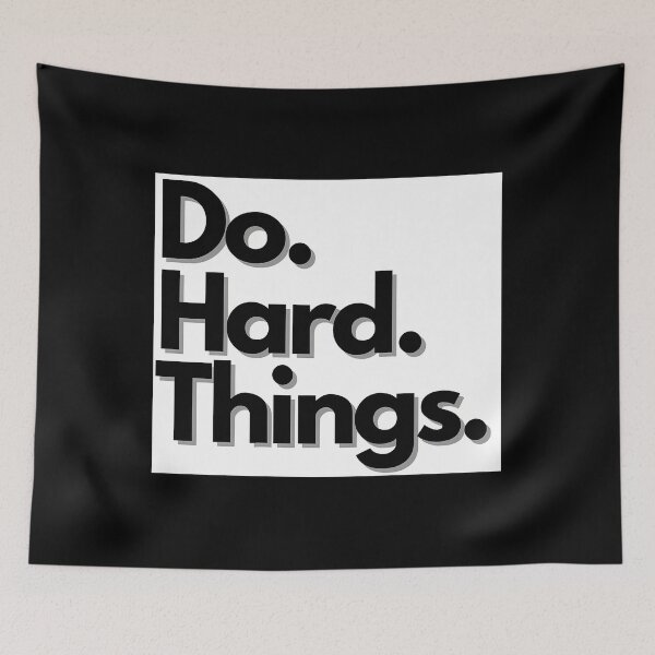 Item preview, Do Hard Things Motivational Quote designed and sold by imvgjodtquw7.