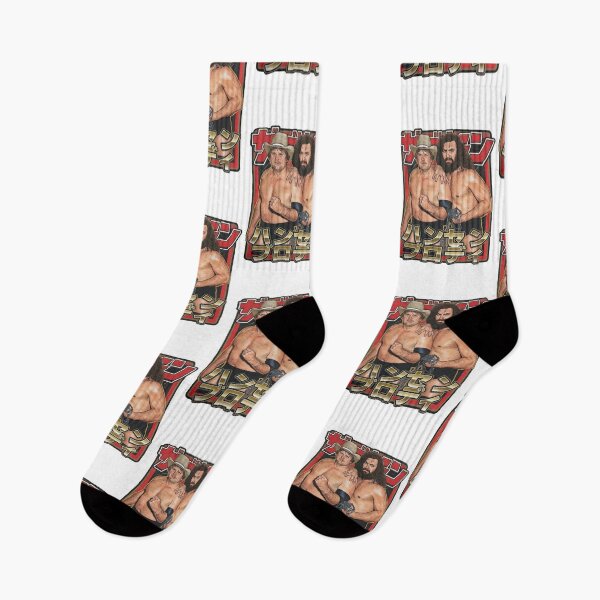 Item preview, Hansen & Brody Japanese Wrestling Poster Shirt | Vintage Puroresu Tag Team Art designed and sold by The Irish Whip.