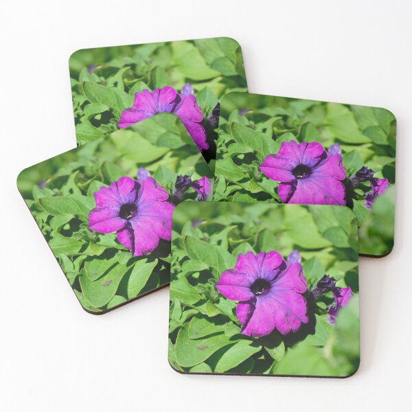 Item preview, Vibrant Purple Flower Among Leaves designed and sold by MercerImages.