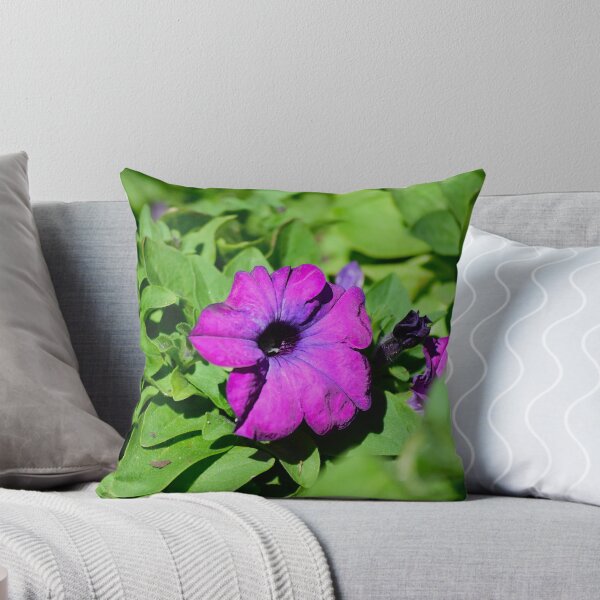 Item preview, Vibrant Purple Flower Among Leaves designed and sold by MercerImages.