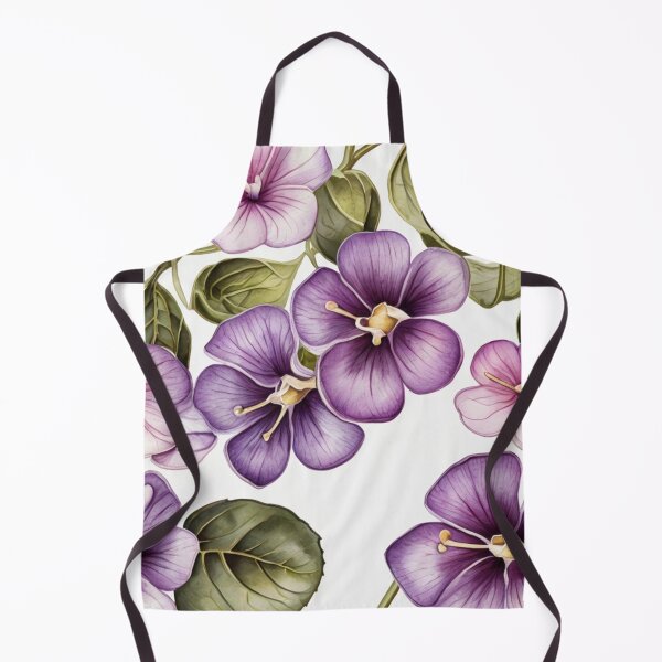 Item preview,  Botanical Lilac Malva Flower Seamless Pattern designed and sold by sana designer.