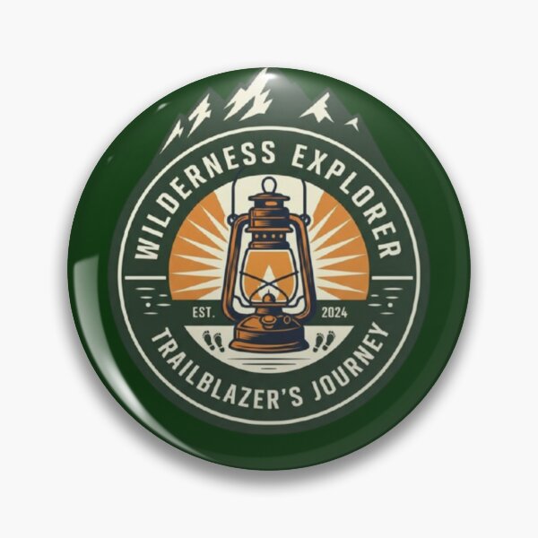 Item preview, Wilderness Explorer – Trailblazer’s Journey Emblem designed and sold by Dogandesighn.