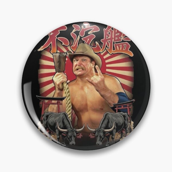 Item preview, Stan “The Lariat” Hansen Unsinkable Battleship TeeShirt - Japanese Texas Fusion Wrestling Legend Design designed and sold by The Irish Whip.