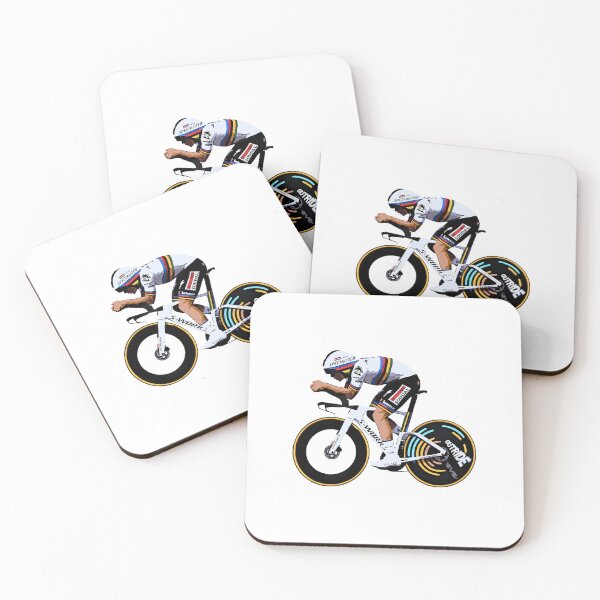 Item preview, Remco Evenepoel Rainbow Jersey designed and sold by Irie Lifestyle Prints.